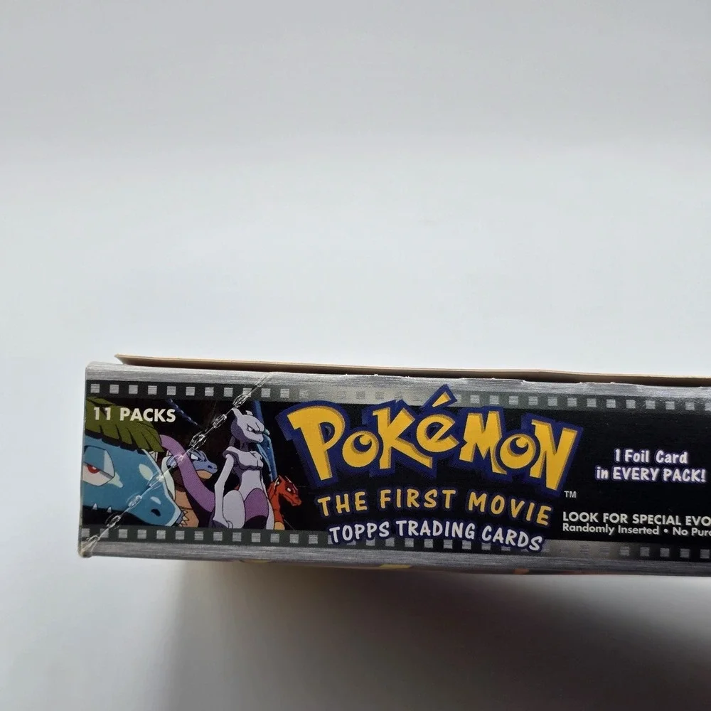 Topps Pokemon the‎ First Movie Trading Cards 10 Pack Booster EMPTY Box